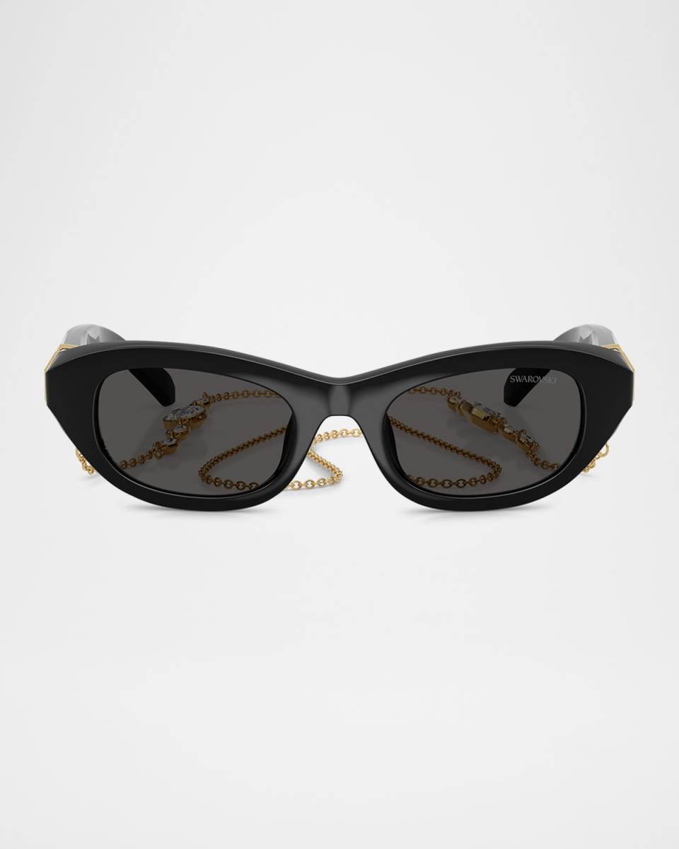 SK6036U Rectangle Plastic Sunglasses